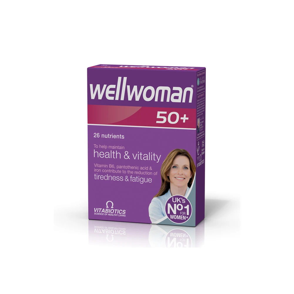 Vitabiotics Wellwoman 50+ Πολυβιταμίνη Για Γυναίκες Άνω Των 50 Ετών 30 ταμπλέτες
