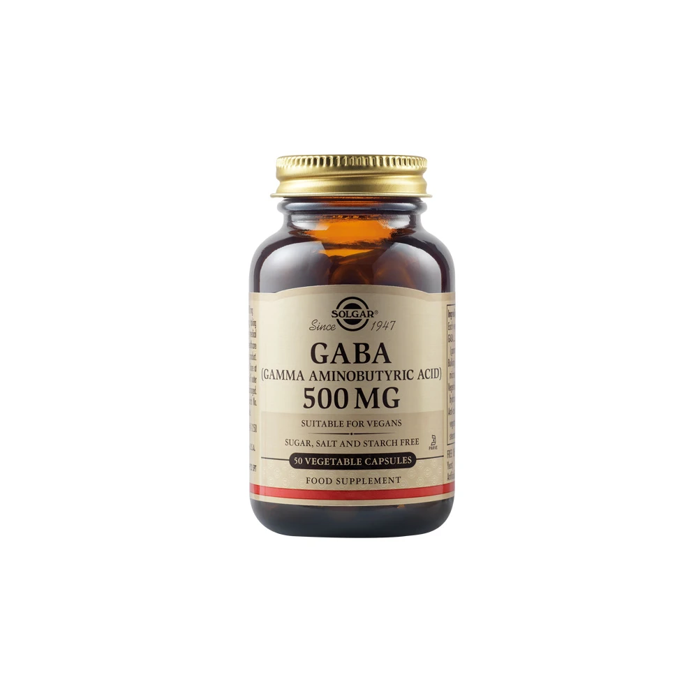Solgar Gaba 500mg 50 vegan caps