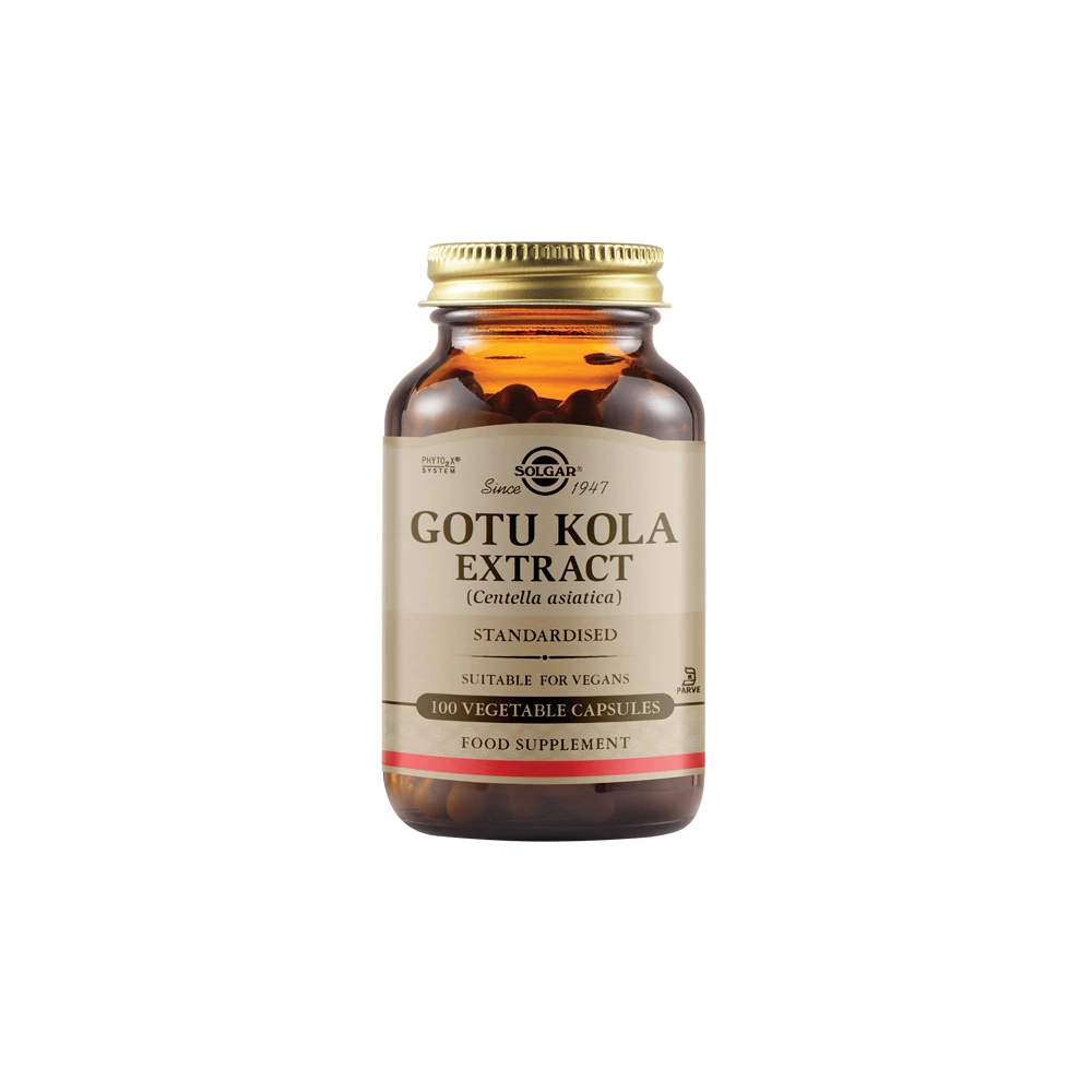 Solgar Gotu Kola Extract 100 vegan caps