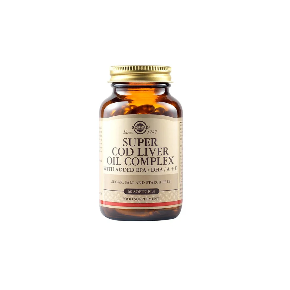 Solgar Super Cod Liver Oil Complex 60 Softgels