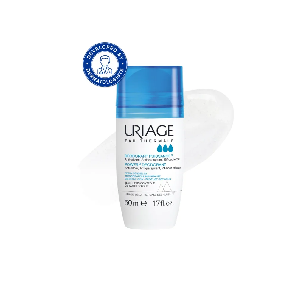 Uriage Power 3 Deodorant For Sensitive Skin Roll-On 50ml