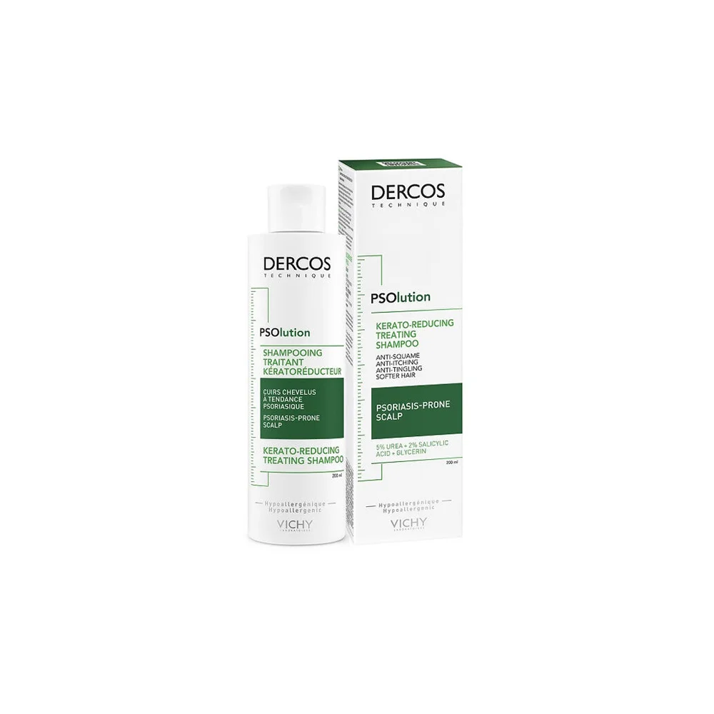 Vichy Dercos PSOlution Shampoo Σαμπουάν Για Τριχωτό Με Τάση Ψωρίασης 200ml