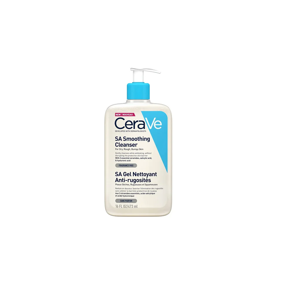 CeraVe SA Smoothing Cleanser For Dry Rough & Bumpy Skin 473ml