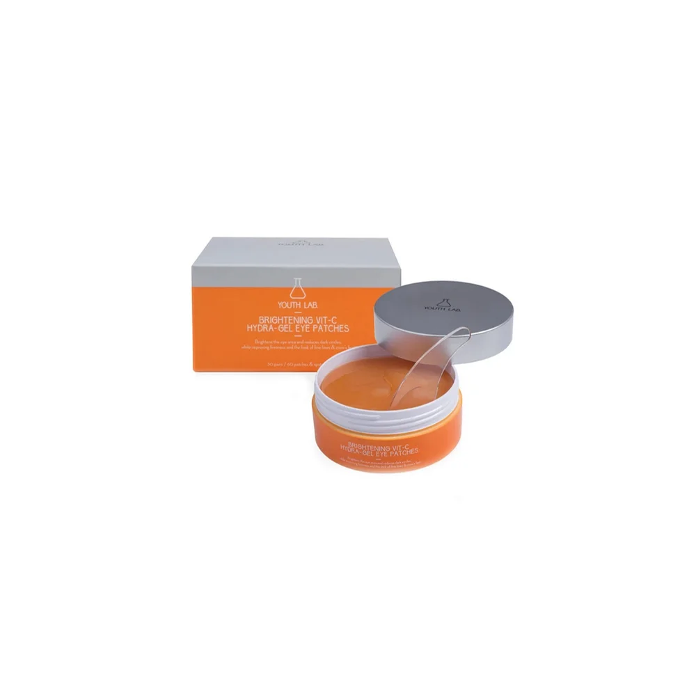 YOUTH LAB. Brightening Vit-C Hydra-Gel Eye Patches Patches Ματιών Για Φωτεινότητα & Μείωση Μαύρων Κύκλων 60 τεμάχια