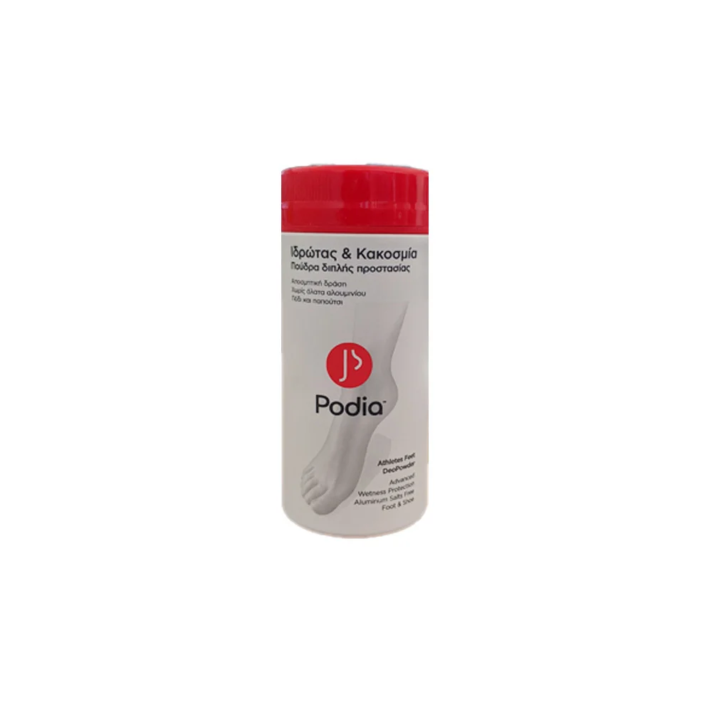Podia Athlete's Feet Deo Powder Double Protection From Sweat & Smell 100gr