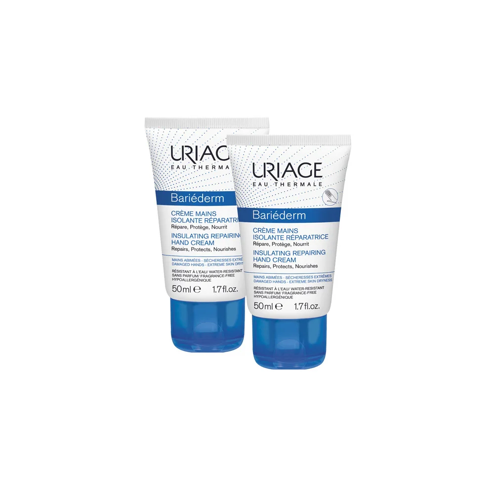 Uriage Promo Bariederm Hand Cream 2x50ml