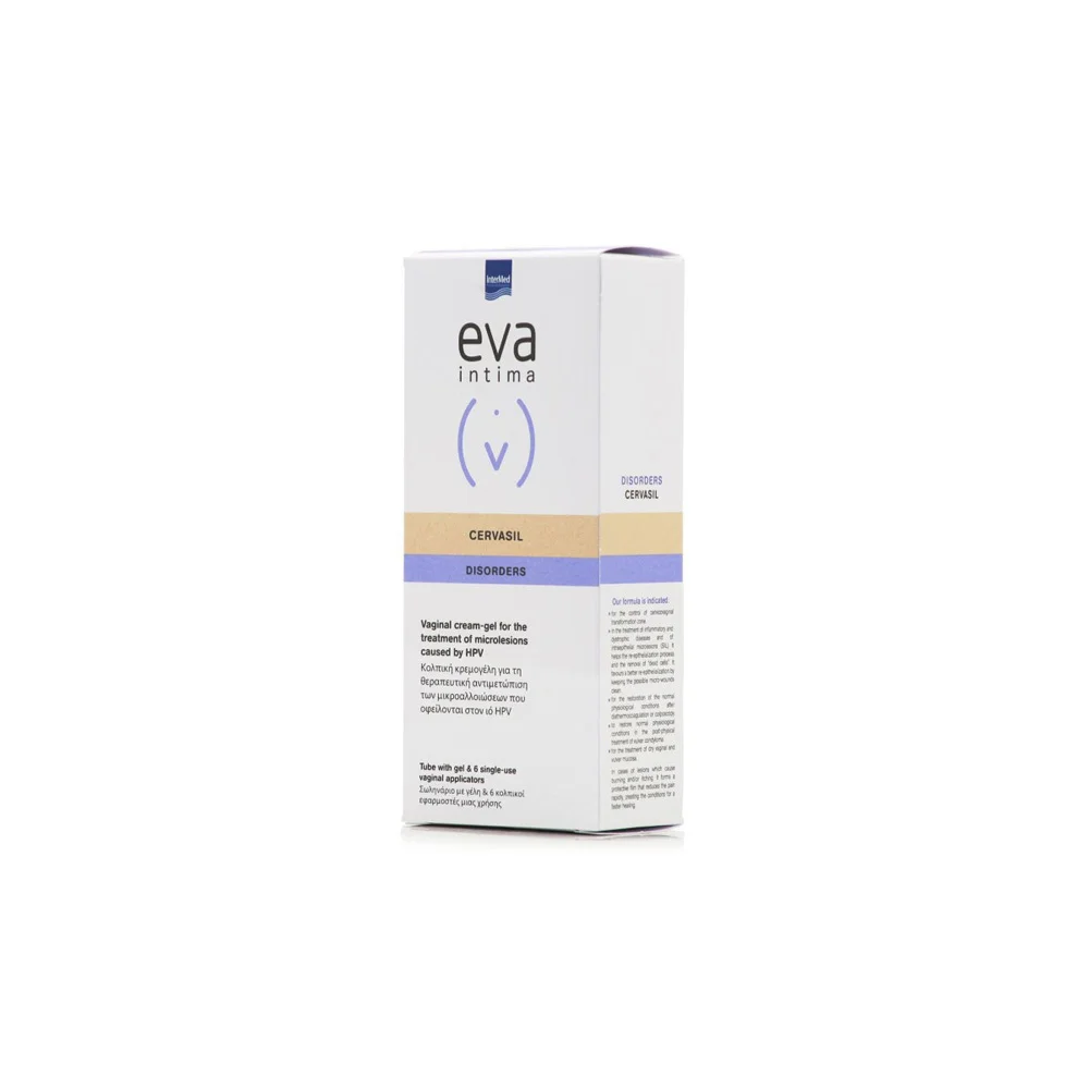 InterMed Eva Intima Cervasil Disorders Κολπική Κρεμογέλη Για Αλλοιώσεις Από Τον HPV  30ml