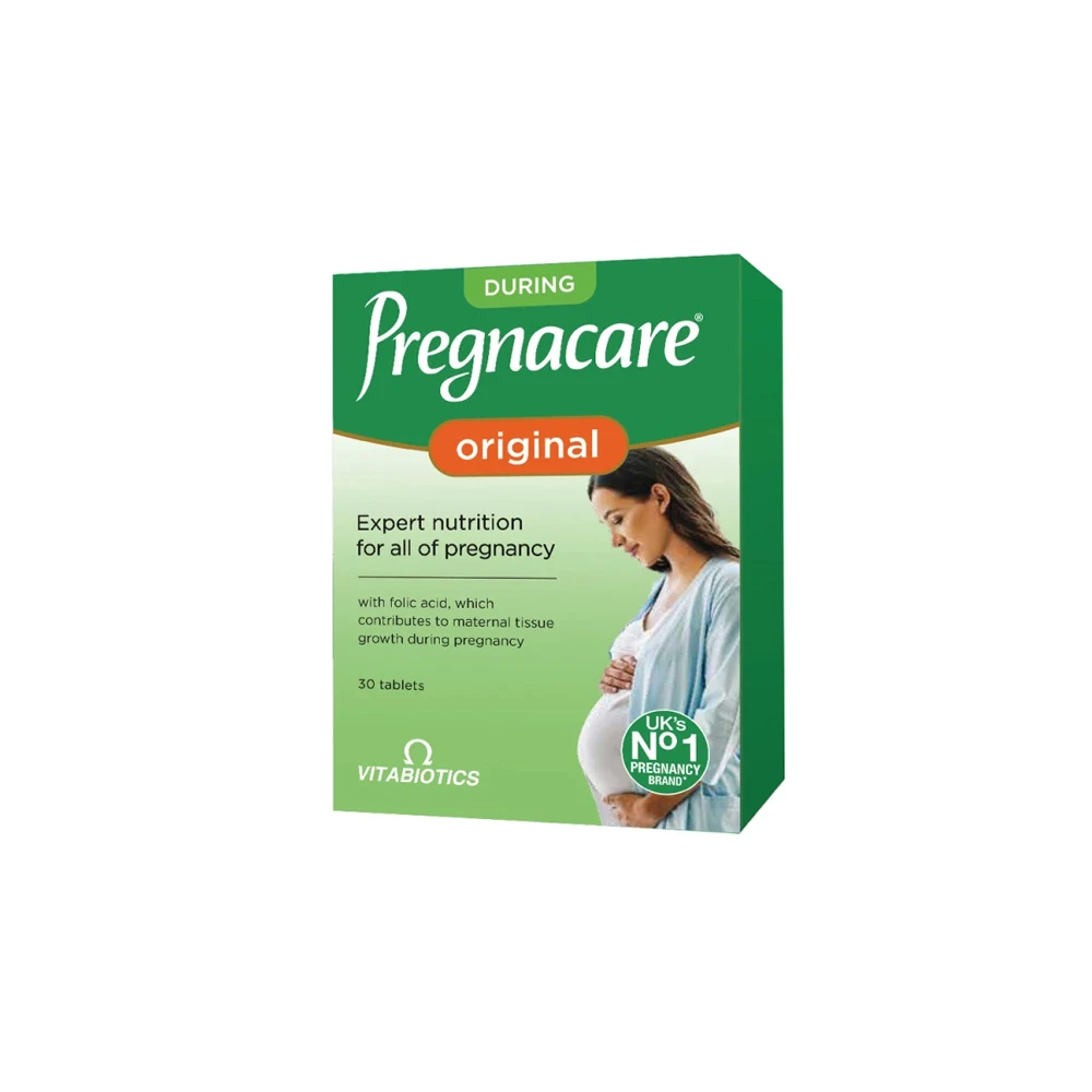 Vitabiotics Pregnacare Original Nutritional Supplement For The Smooth Conduct Of Pregnancy 30 tabs