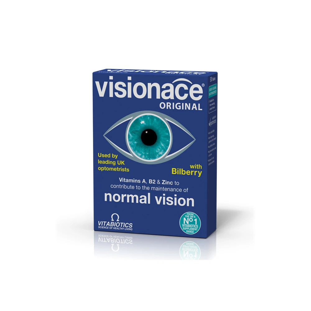 Vitabiotics Visionace Ολοκληρωμένη Πολυβιταμίνη Για Την Υποστήριξη Της Όρασης 30 ταμπλέτες
