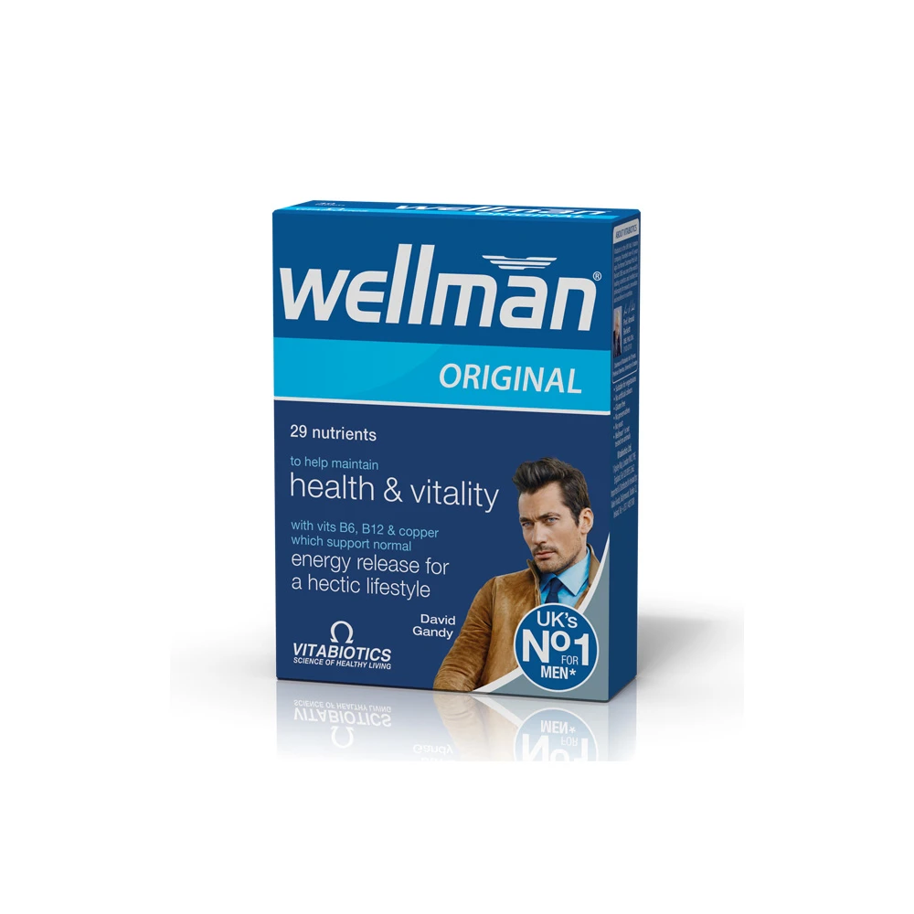Vitabiotics Wellman Original Συμπλήρωμα Διατροφής Για Τους Άντρες 30 ταμπλέτες