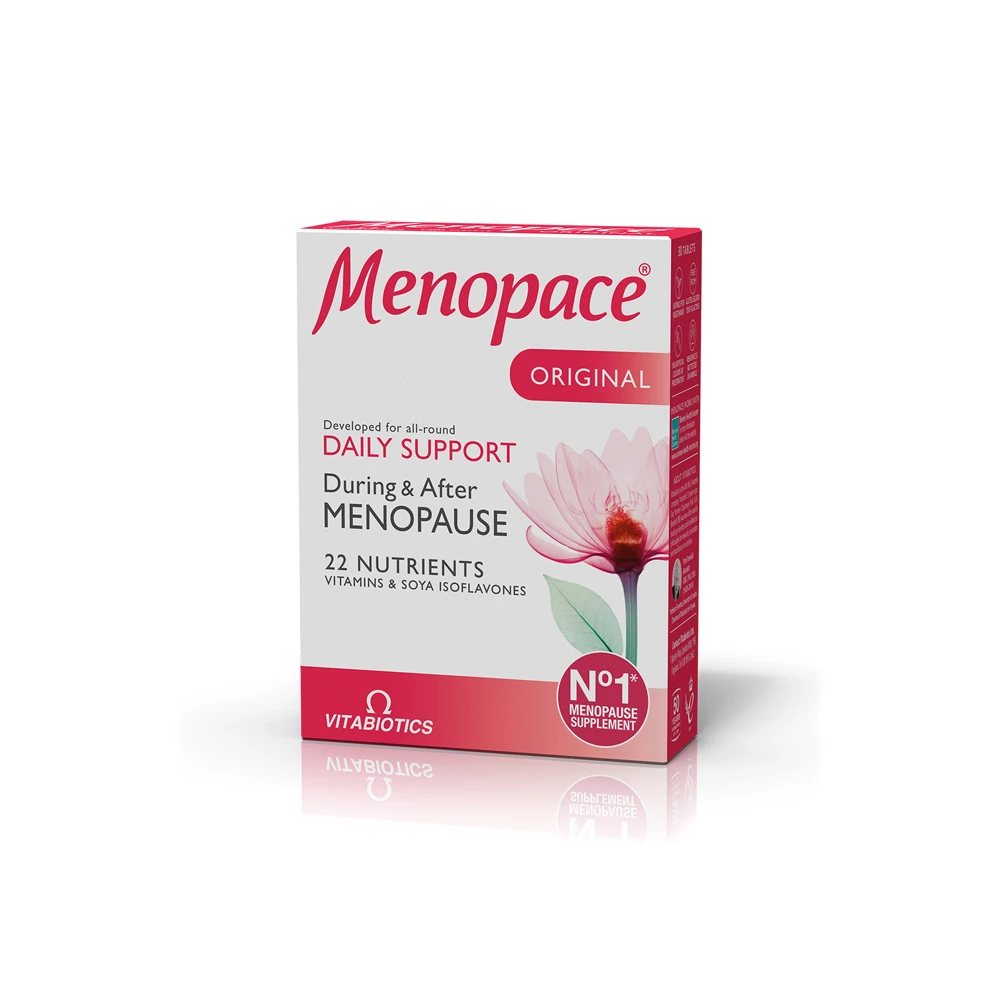 Vitabiotics Menopace Original Dietary Supplement For Treating Menopause Symptoms 30 Tabs