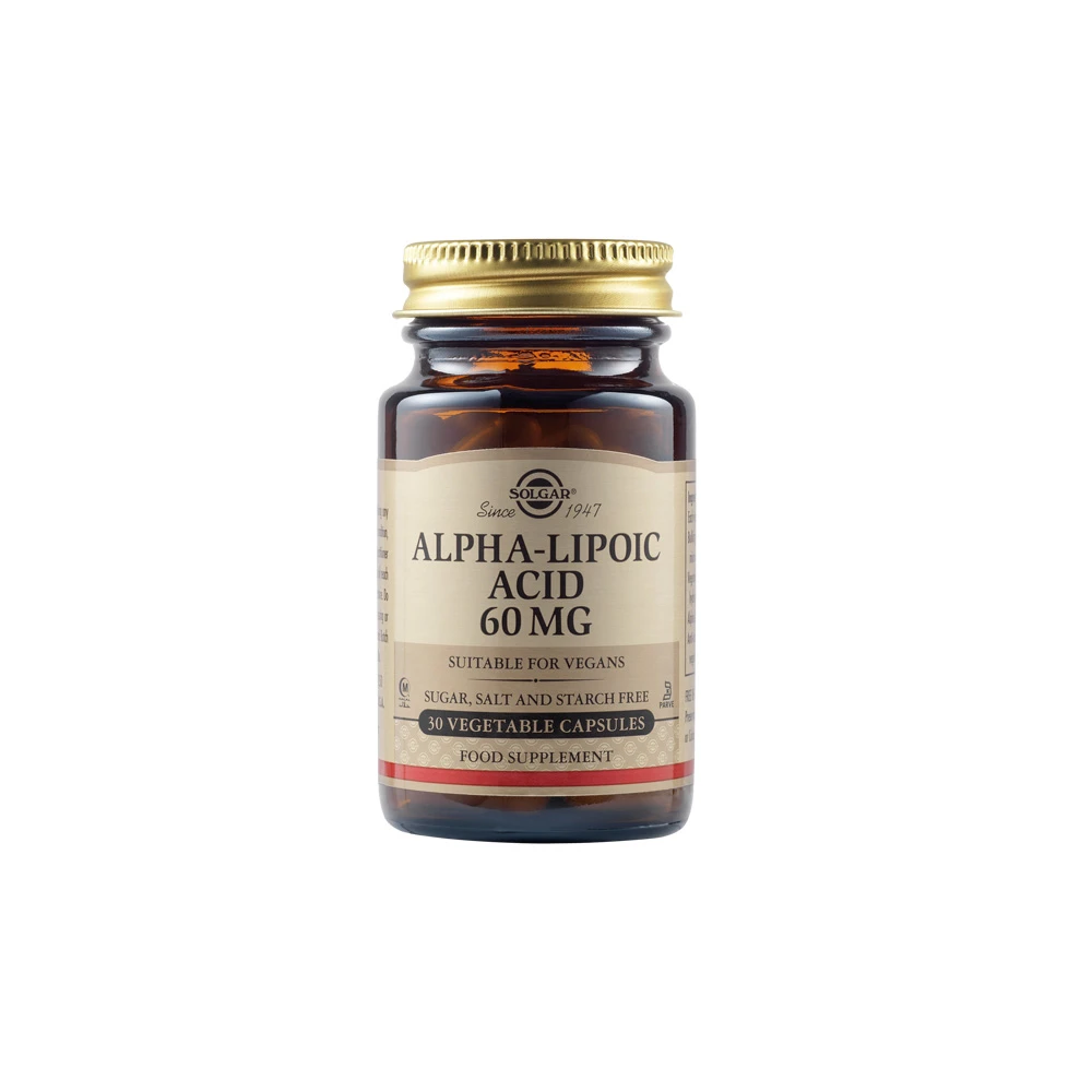 Solgar Alpha Lipoic Acid 60mg 30 vegan caps