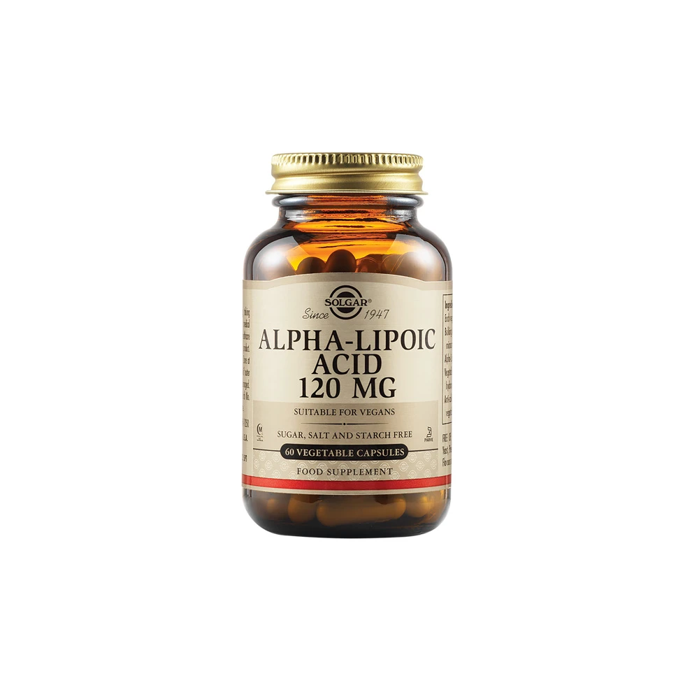 Solgar Alpha Lipoic Acid 120mg 60 vegan caps