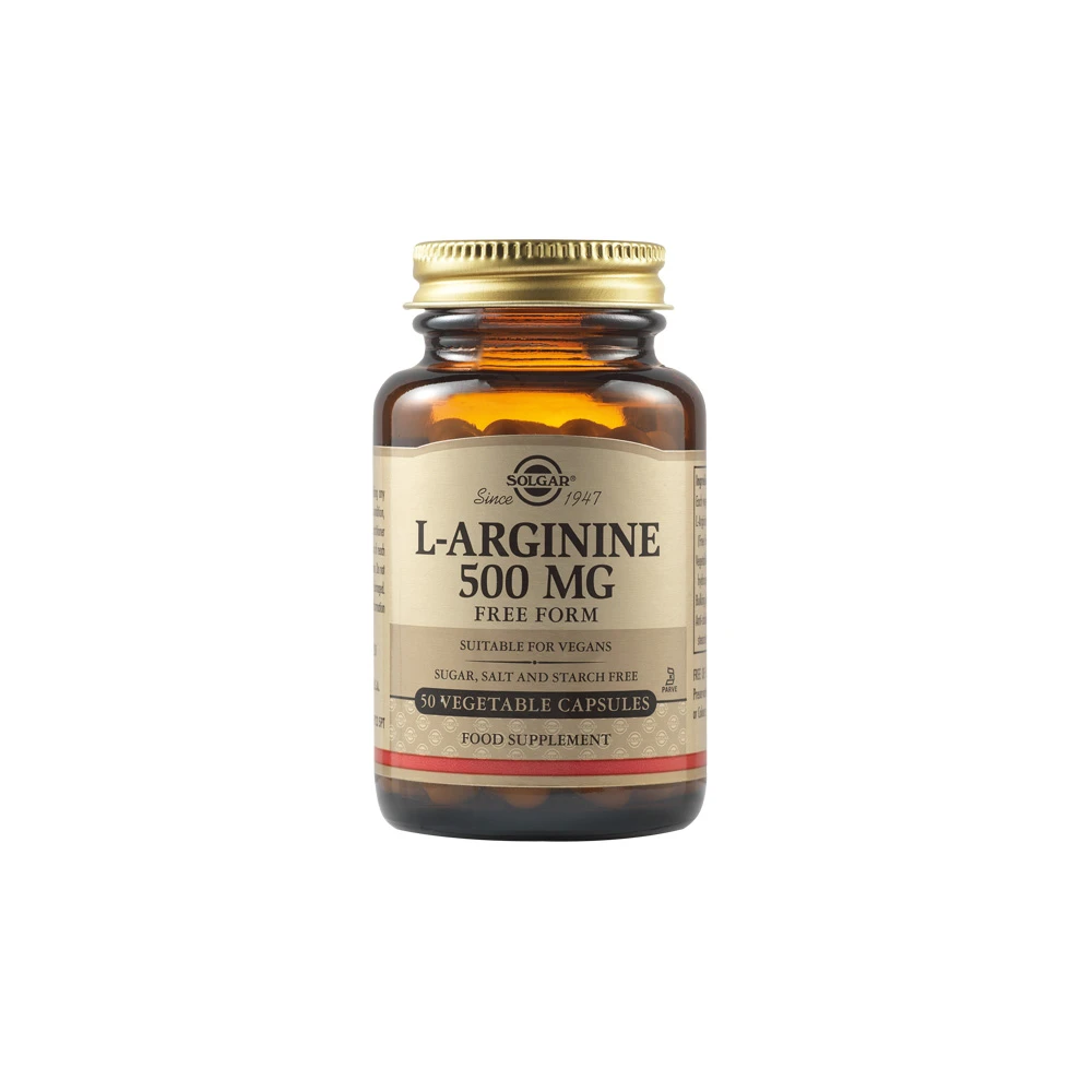 Solgar L-Arginine 500mg 50 vegan caps