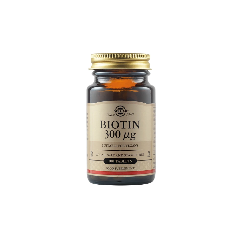 Solgar Biotin 300μg 100 tablets