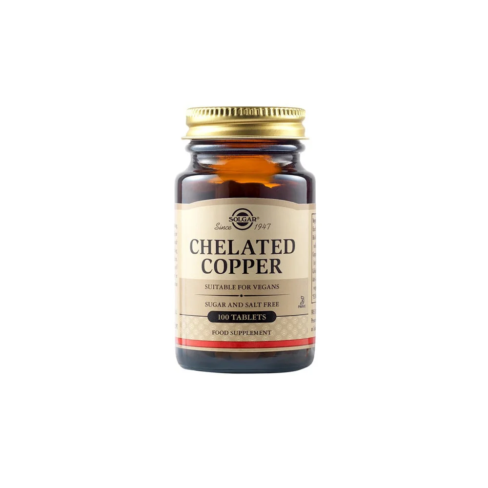 Solgar Chelated Copper 100 tablets