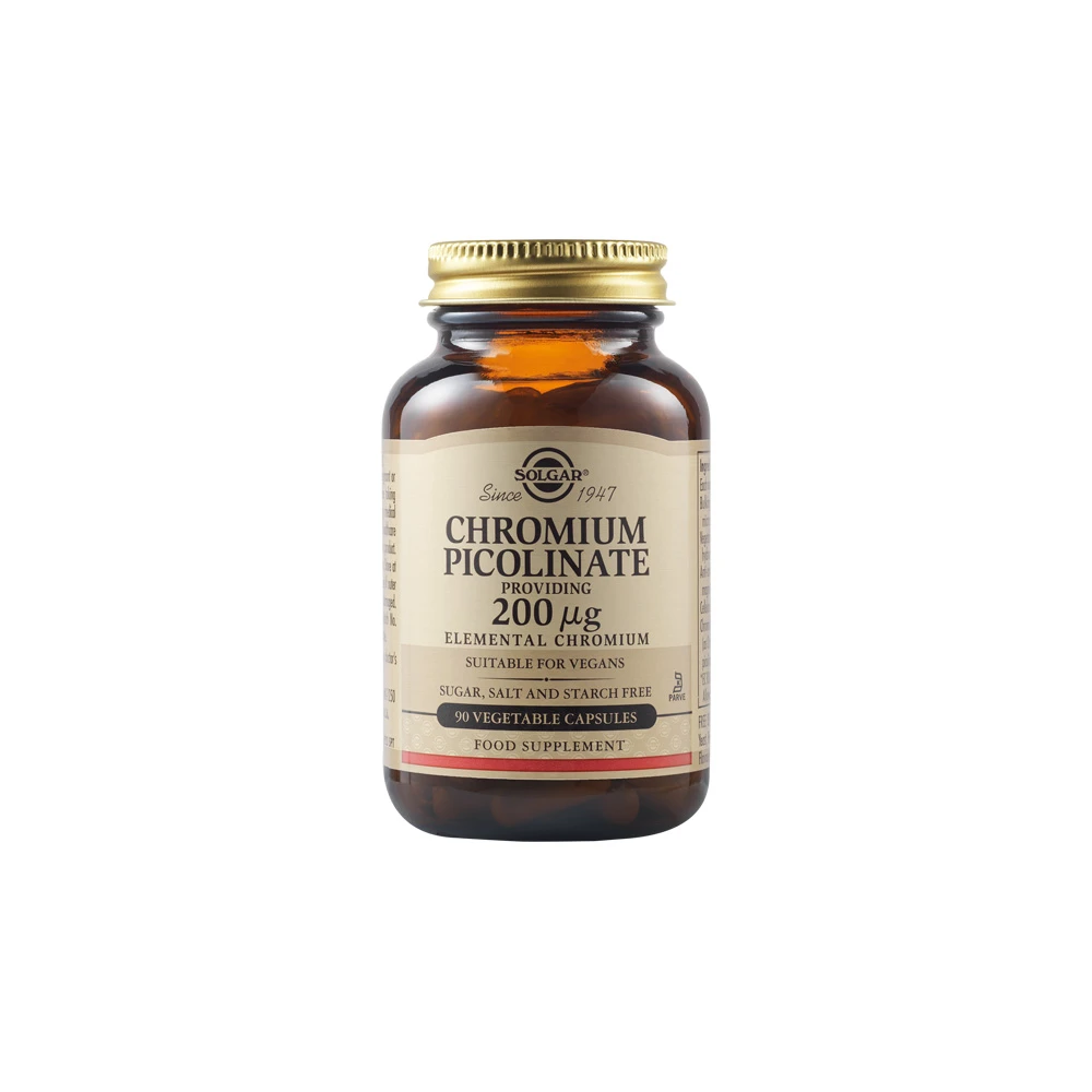 Solgar Chromium Picolinate 200μg 90 vegan caps