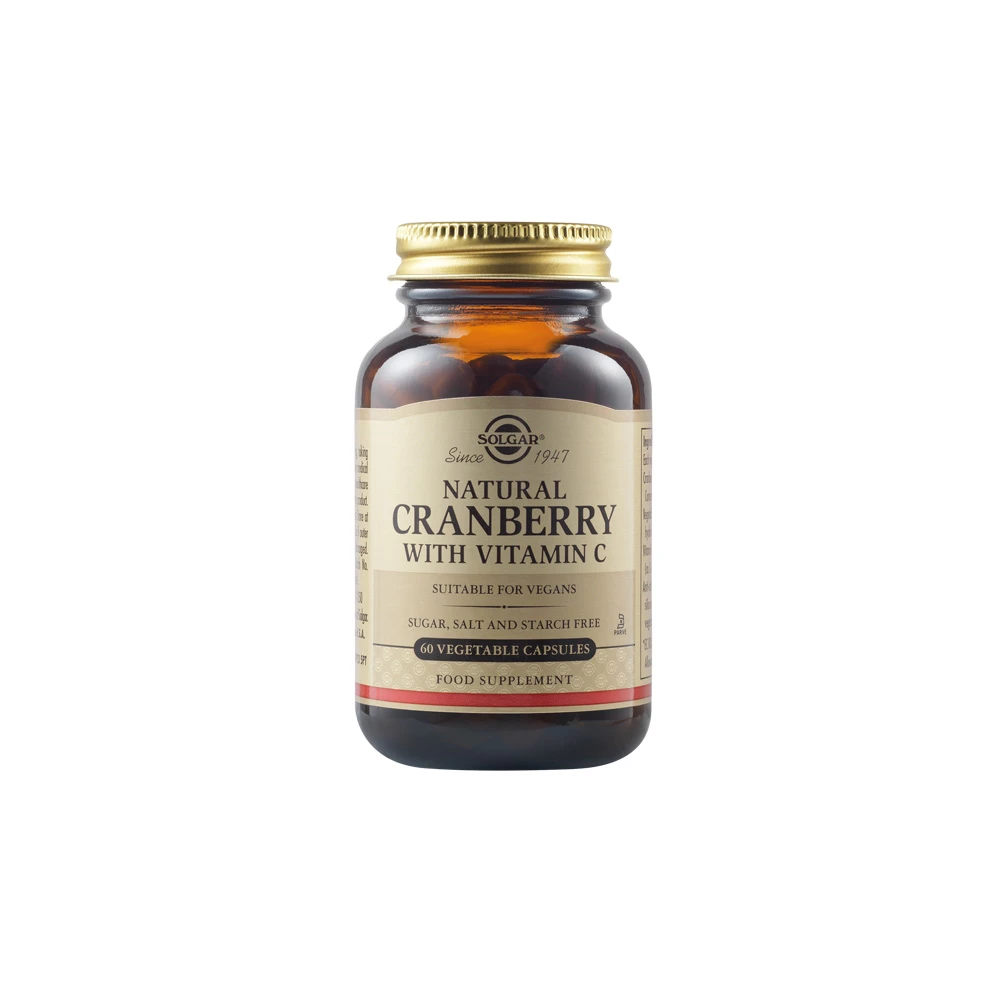 Solgar Cranberry With Vitamin C 60 vegan caps