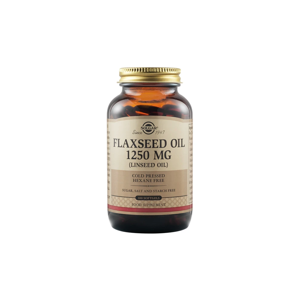 Solgar Flaxseed Oil 1250mg 100 soft caps