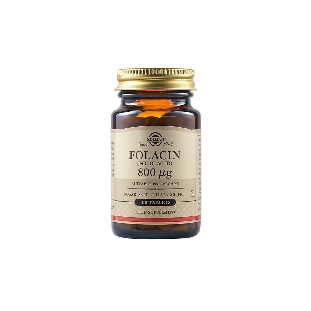 Solgar Folacin (Folic Acid) 800μg 100 tabs