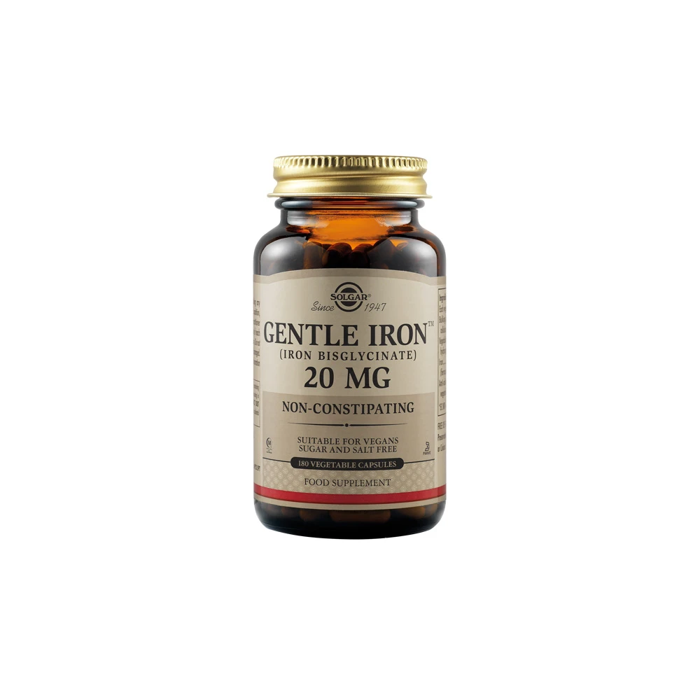 Solgar Gentle Iron 20mg 180 vegan caps