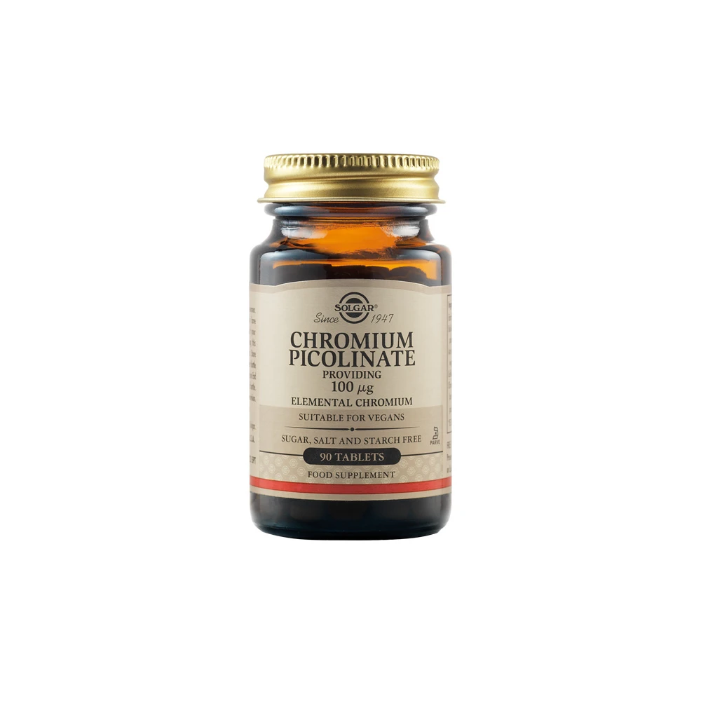 Solgar Chromium Picolinate 100μg 90 tabs
