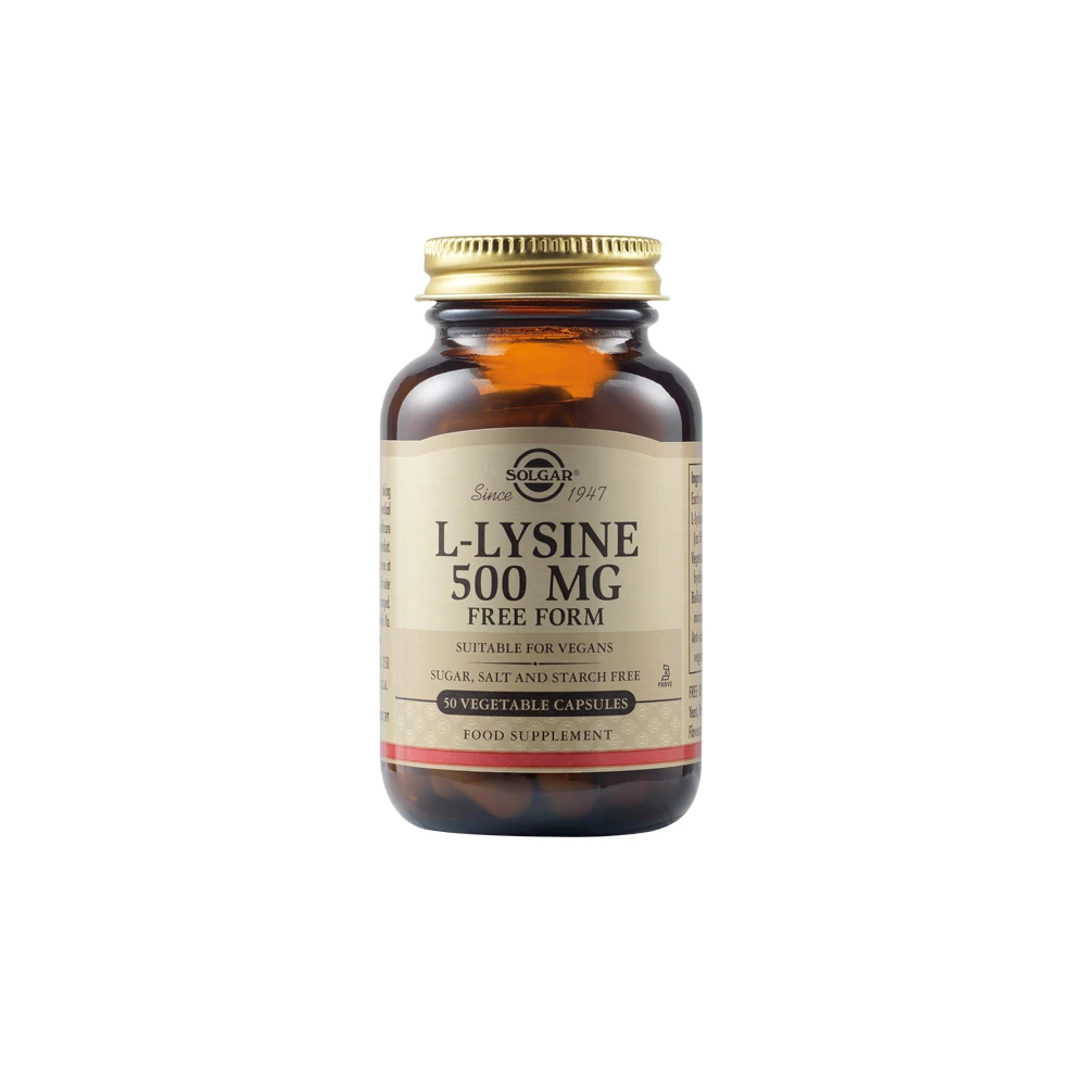 Solgar L-Lysine 500mg 50 vegan caps