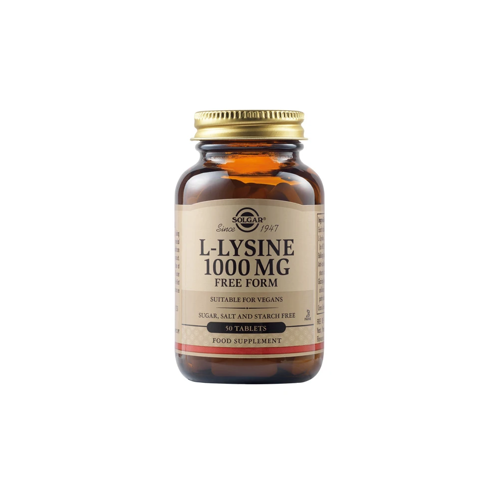 Solgar L-Lysine 1000mg 50 tablets
