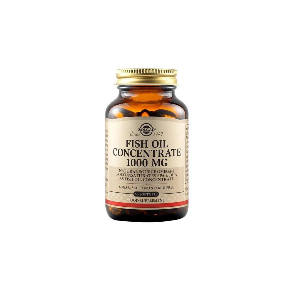 Solgar Fish Oil Concentrate 1000mg 60 Softgels