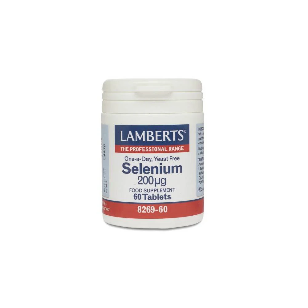 Lamberts Selenium 200mg Αποτελεί Ζωτικό Συστατικό Των Μηχανισμών Άμυνας Του Οργανισμού Έναντι Στο Οξειδωτικό Στρες 60 ταμπλέτες