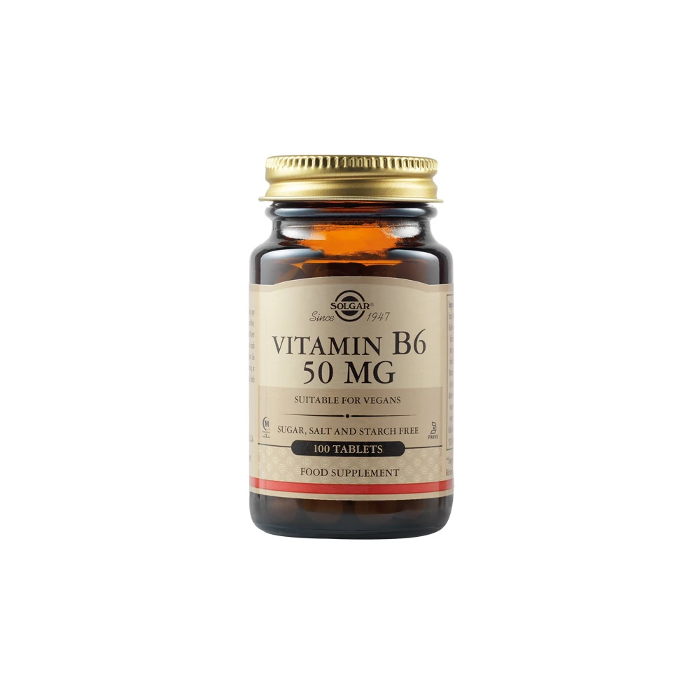 Solgar Vitamin B6 50mg 100 tablets