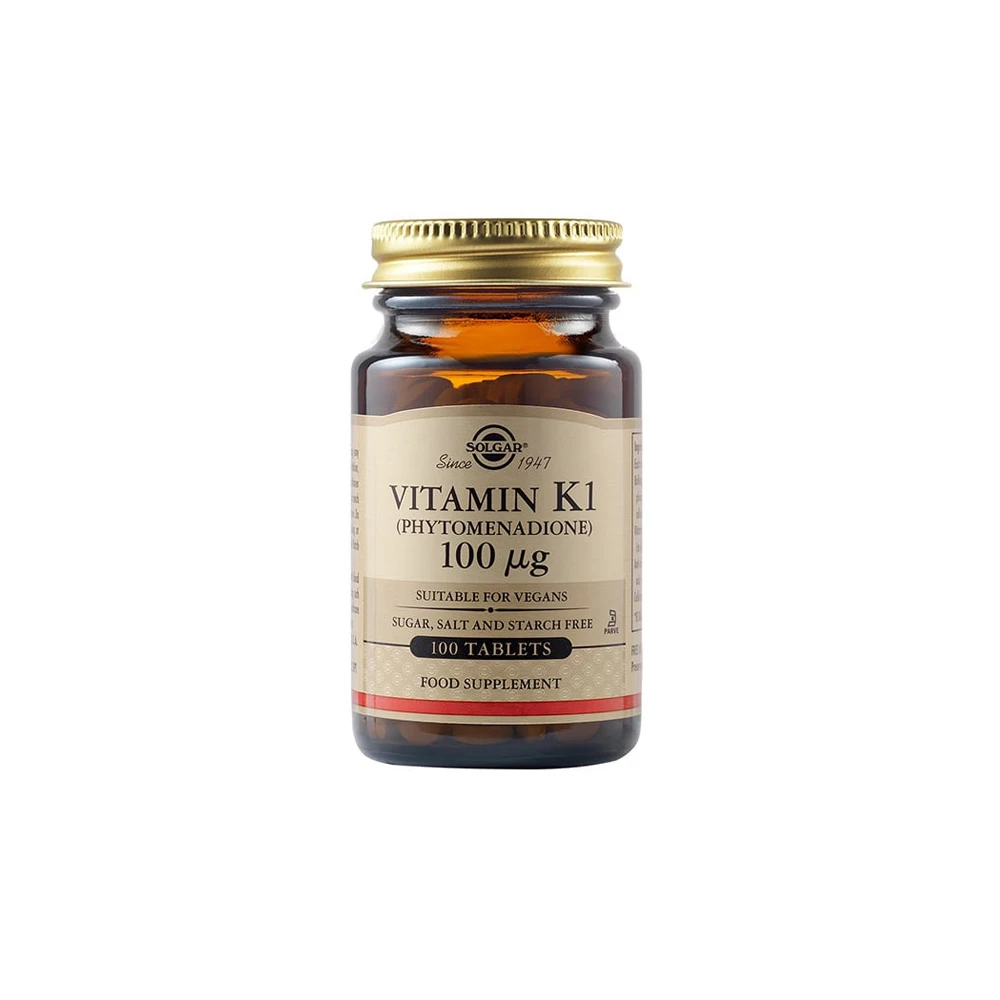 Solgar Vitamin K1 100μg 100 tablets