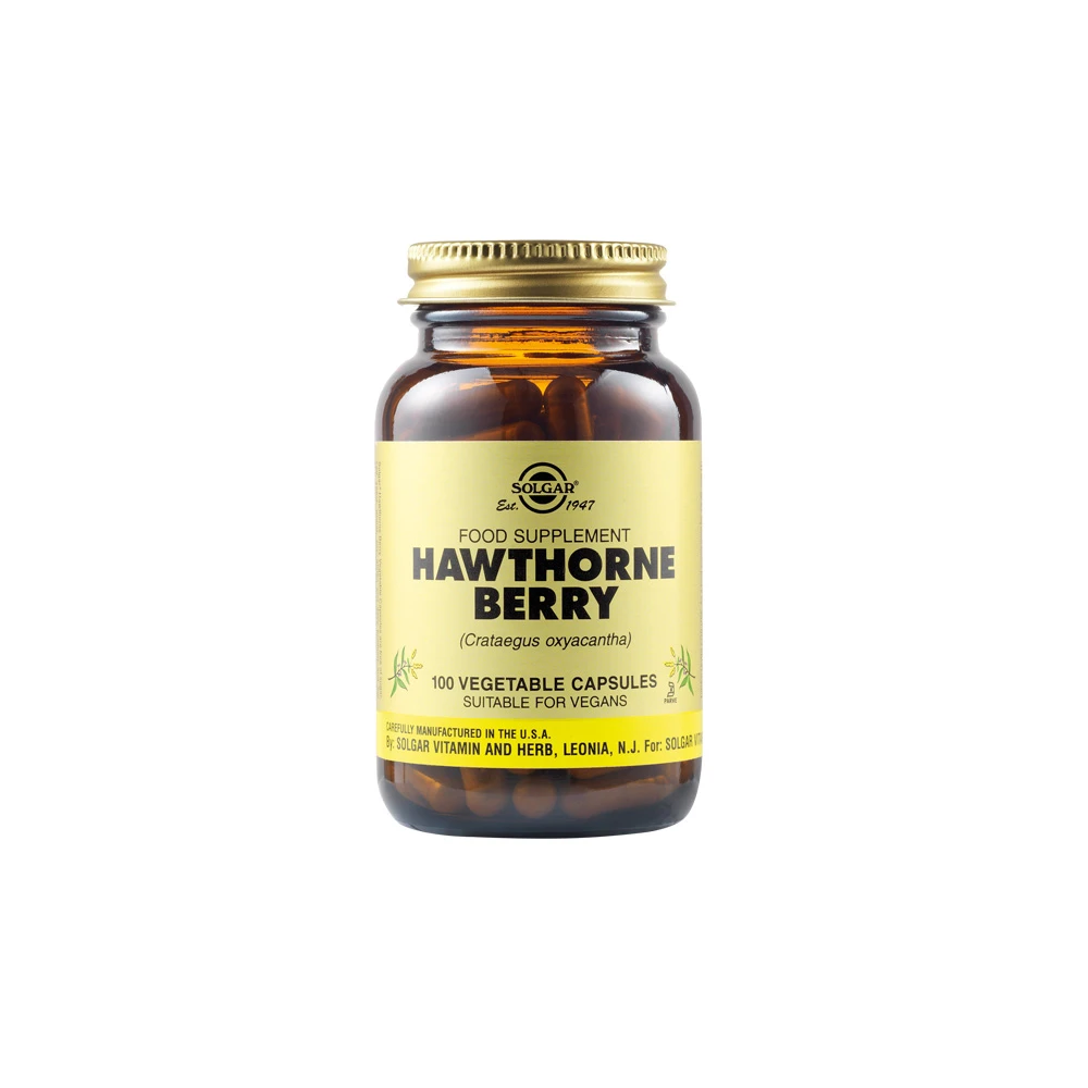 Solgar Hawthorn Berry 100 vegan caps