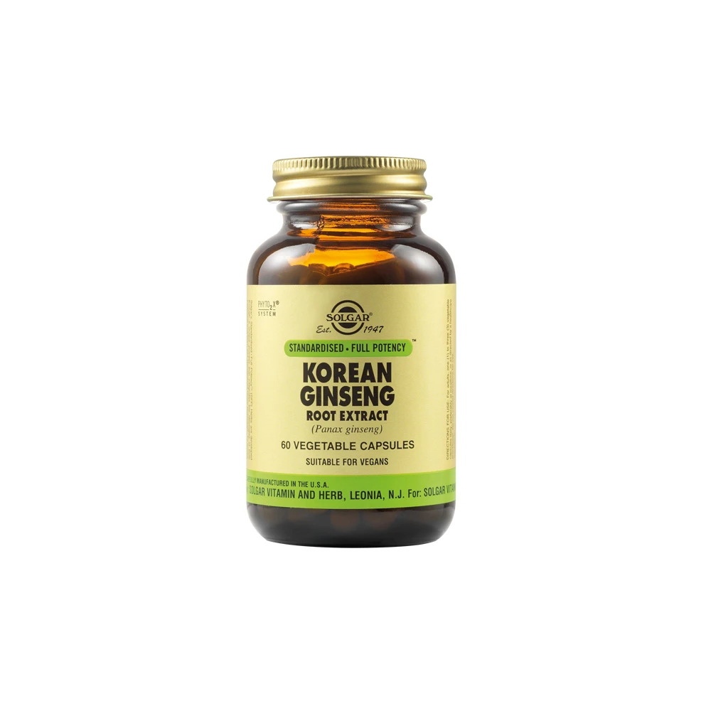 Solgar Sfp Korean Ginseng Root Extract 60 vegan caps