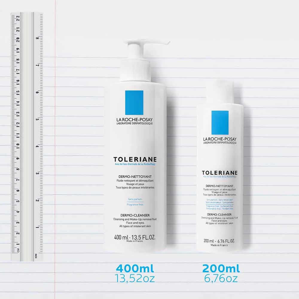 La Roche Posay Toleriane Dermo-Nettoyant Γαλάκτωμα Καθαρισμού Για Ξηρό Ευαίσθητο & Δυσανεκτικό Δέρμα 400ml