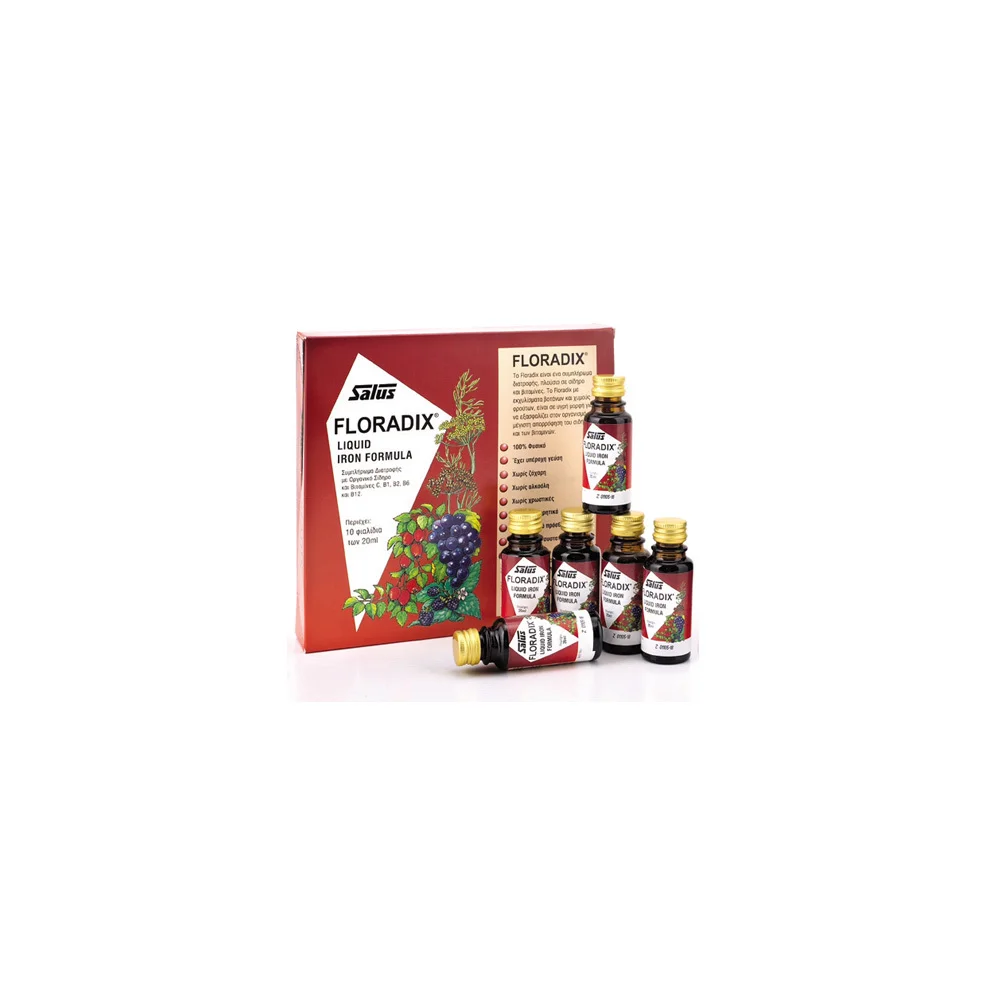 Power Health Floradix Women With Special Fruit Extracts Iron & Vitamins 10x20ml