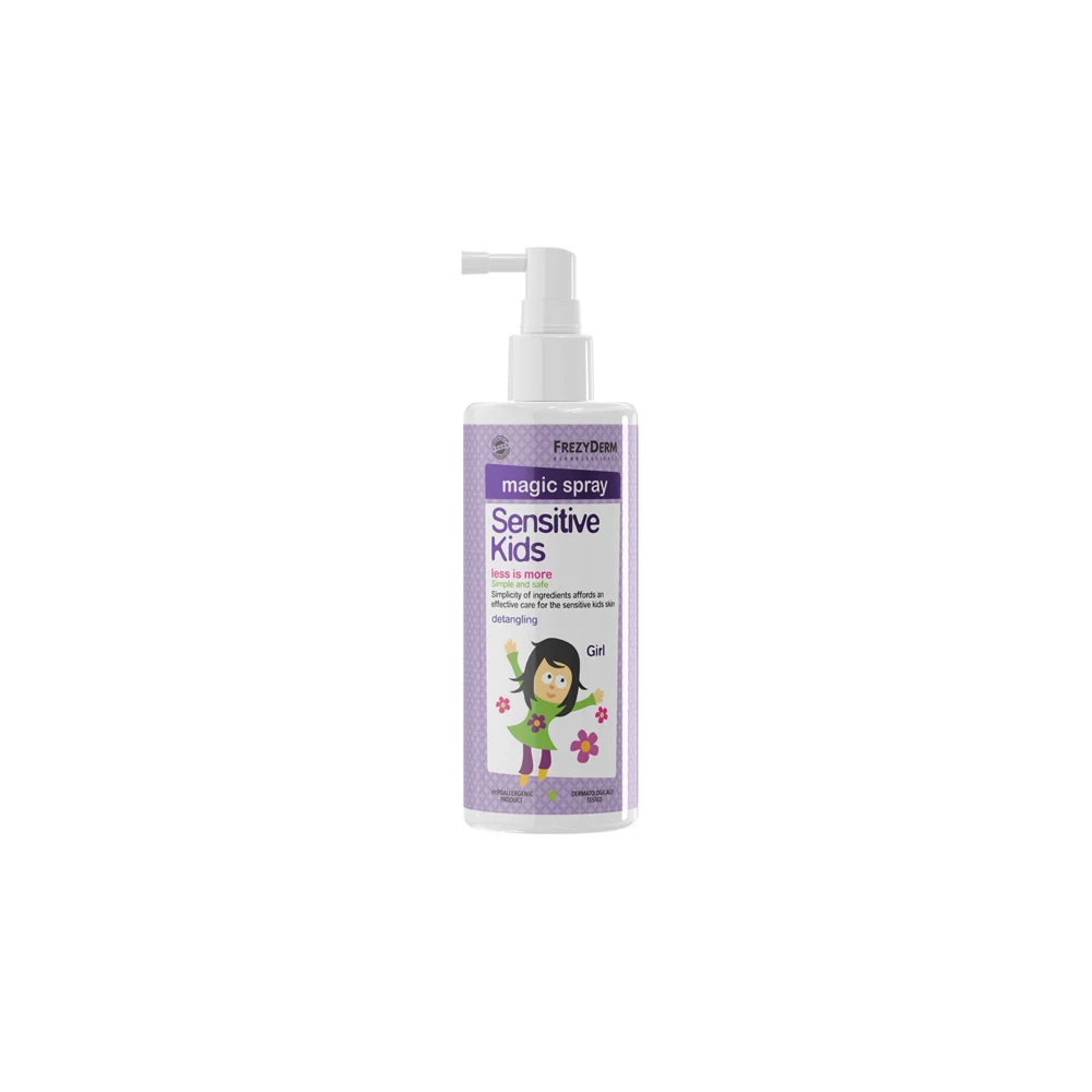 Frezyderm Sensitive Kids Magic Spray For Girls Παιδικό Σπρέι Γα Ξέμπλεγμα Μαλλιών 150ml