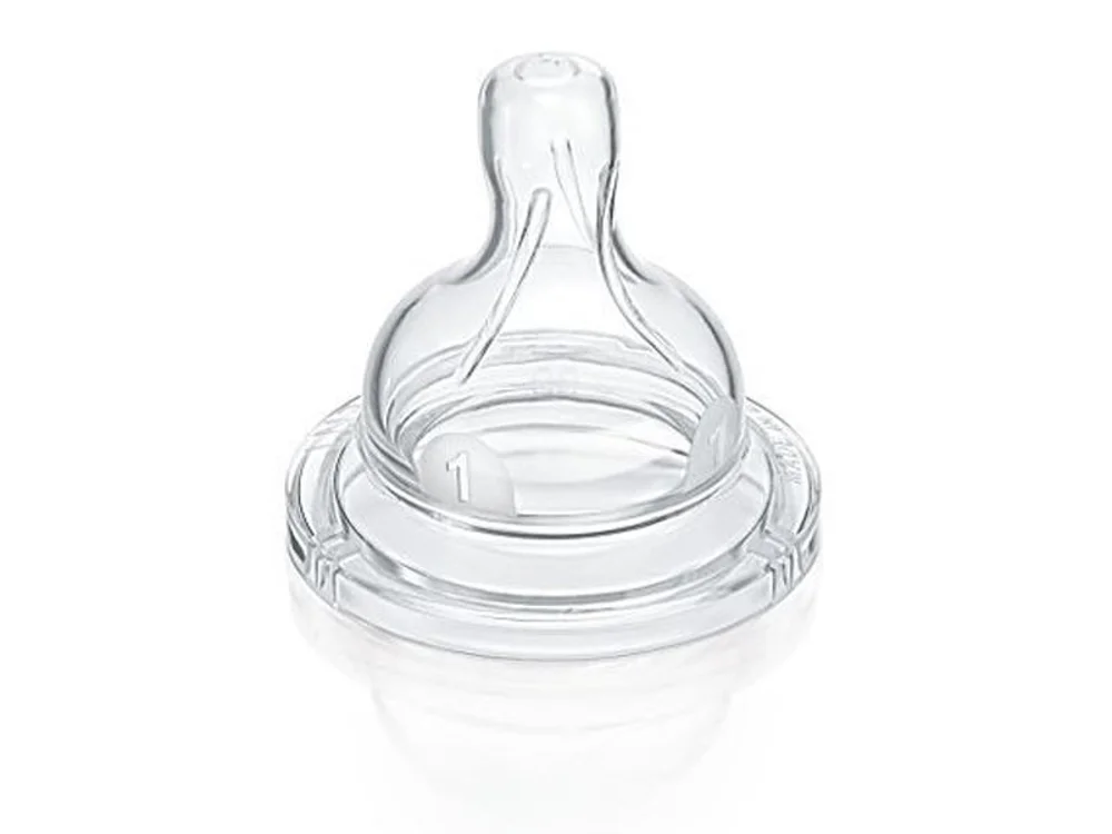 Philips Avent Θηλές Σιλικόνης 3 Οπές 3μηνών+ 2τεμ