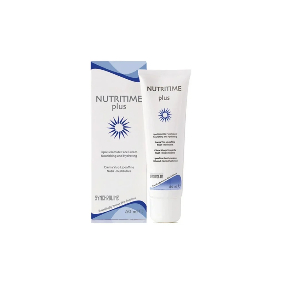 Synchroline Nutritime Plus Face Cream Ενυδατική Θρεπτική Κρέμα Προσώπου & Λαιμού Για Ξηρό & Πολύ Ξηρό Δέρμα 50ml