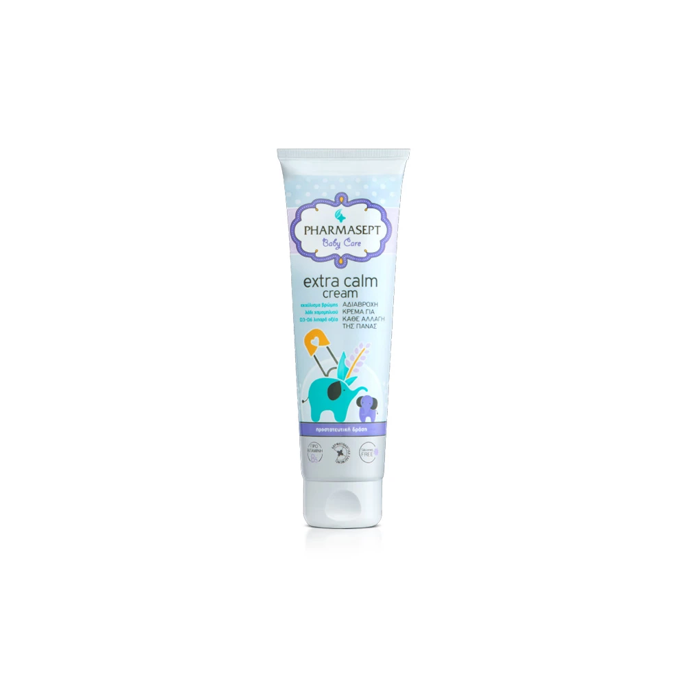 Pharmasept Baby Care Extra Calm Cream Αδιάβροχη Κρέμα Για Κάθε Αλλαγή Της Πάνας 150ml