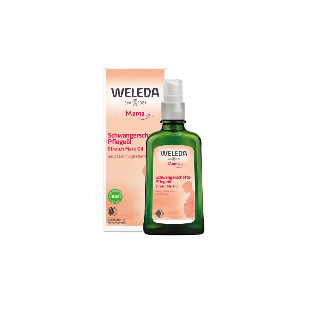 Weleda Mama Strech Mark Oil Λάδι Για Τις Ραγάδες Της Εγκυμοσύνης 100ml
