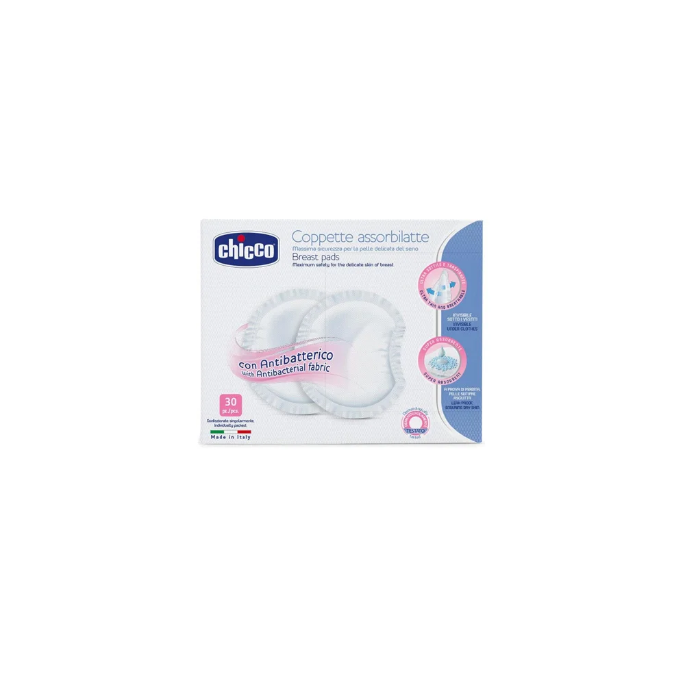 Chicco Breast Pads Antibacterial 30 pieces