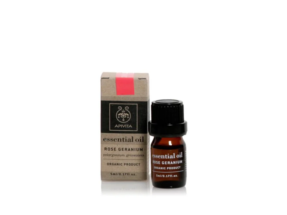 Apivita Essential oil Organic Rose Geranium 5ml