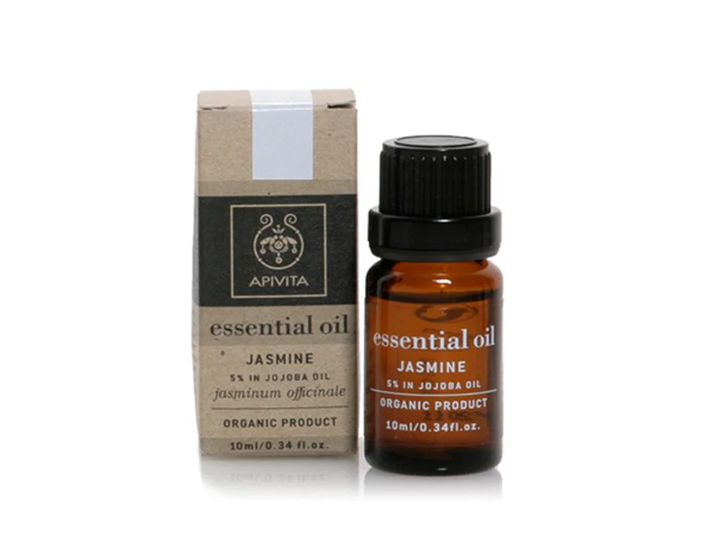 Apivita Organic Jasmine Essential Oil / 10% Solution In Jojoba Oil 10ml