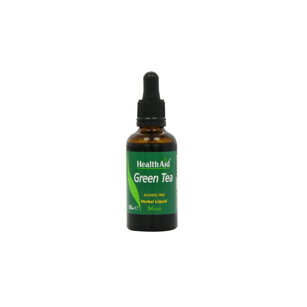 Health Aid Green Tea Food Supplement Green Tea Antioxidant Ideal For Diet & Slimming 50ml
