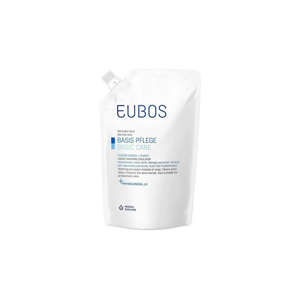 Eubos Liquid Washing Emulsion Blue Refill Replacement 400ml