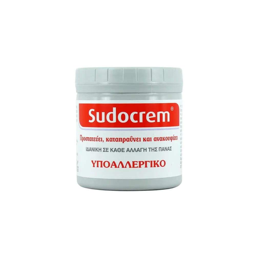 Sudocrem Καταπραϋντική Κρέμα Για Την Αλλαγή Της Πάνας Με Αντιερεθιστικούς Παράγοντες 250gr