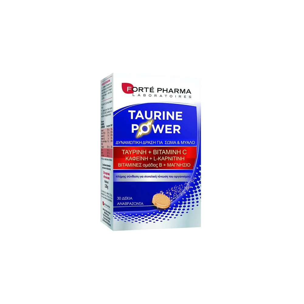 Forte Pharma Taurine Power 30 Effervescent Tablets