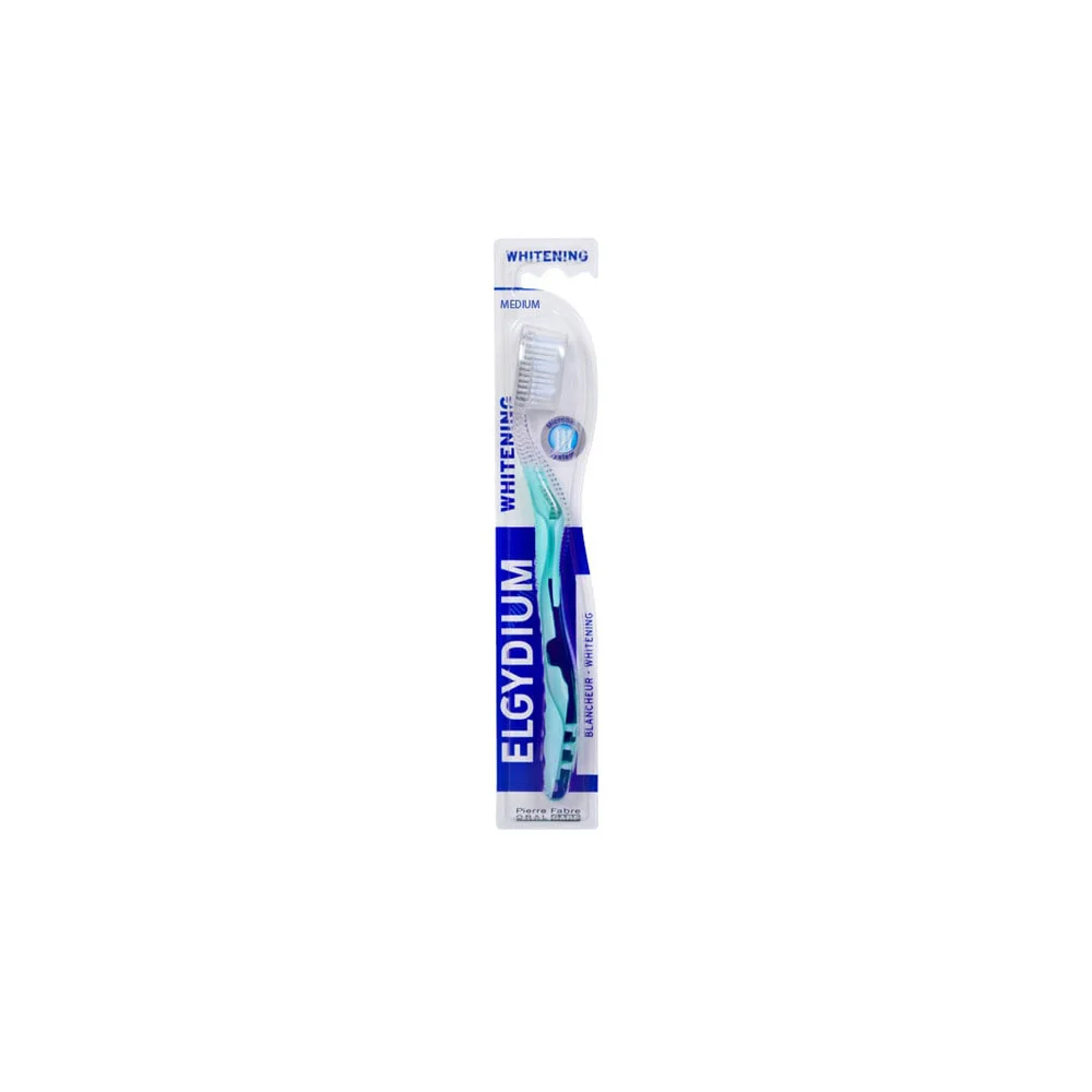 Elgydium Whitening Οδοντόβουρτσα Μέτρια 1 τεμάχιο