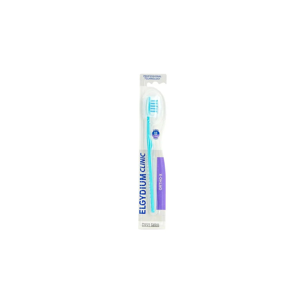 Elgydium Clinic Ortho-X Οδοντόβουρτσα Ειδική Για Δόντια Με Ορθοδοντικούς Μηχανισμούς Μέτρια 1 τεμάχιο